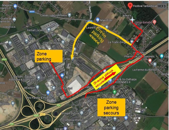 carte parking vapeur & contes de fées